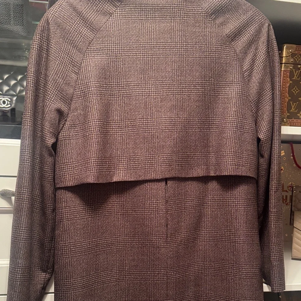 Dior Brown Checkered Women's Blazer